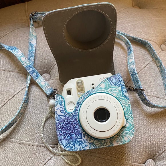 Instax mini 8 camera and case